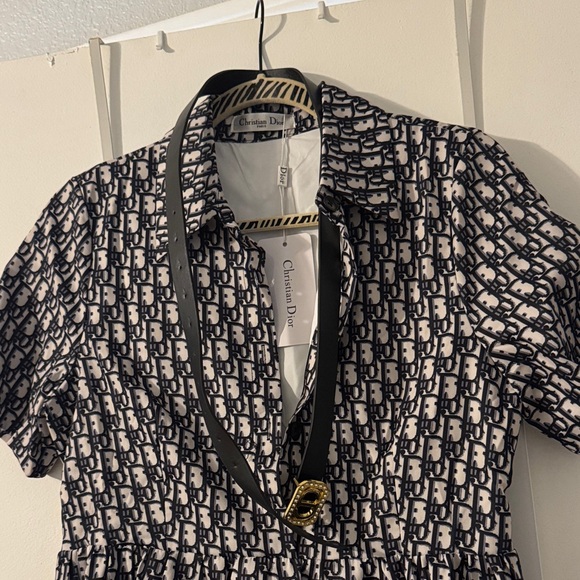 Dior Black and White Mini Dress - Picture 2 of 3